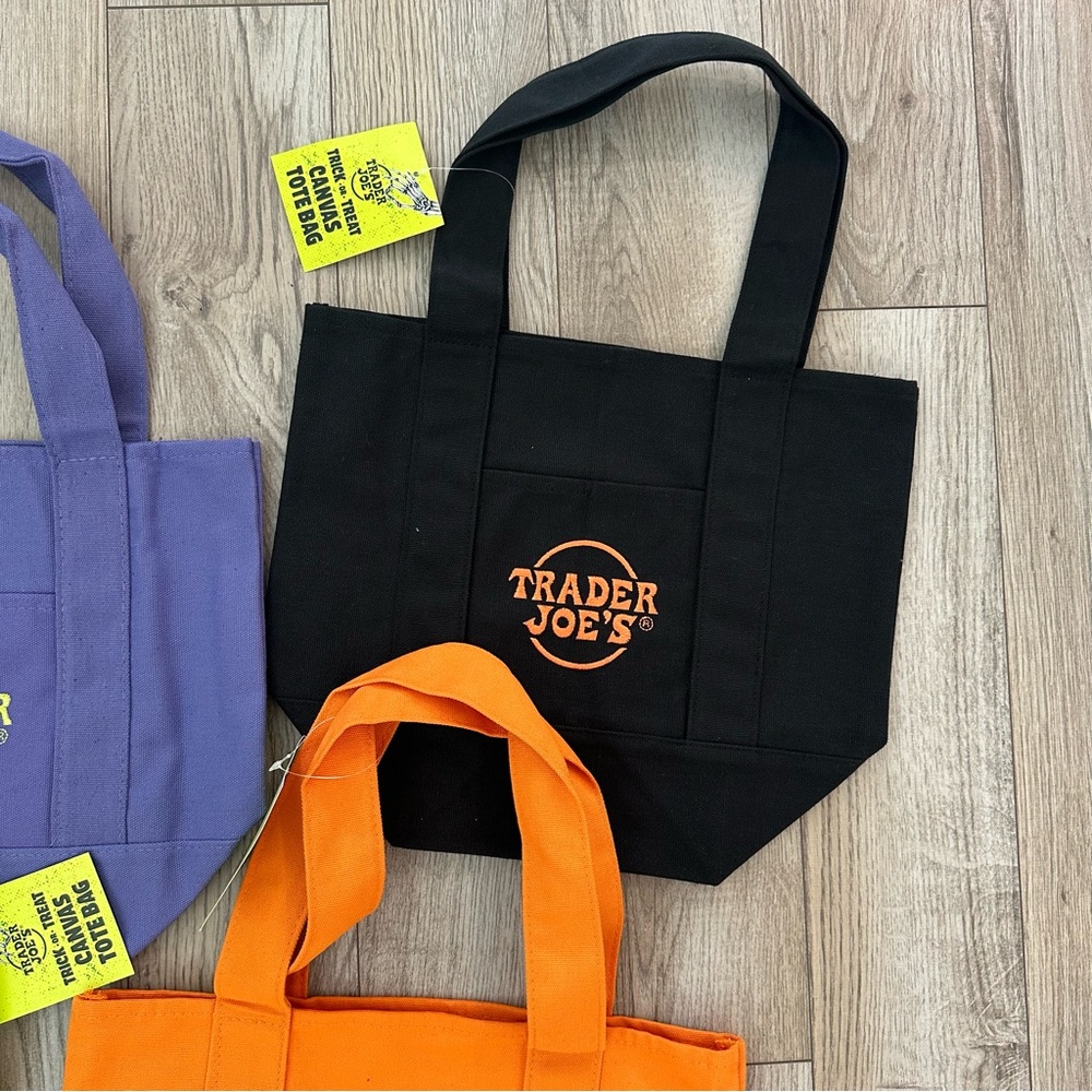 Trader Joe's Mini Tote Bags Halloween Set 🎃👻 - Picture 2 of 4